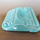 Ashtray japy machinę to write ceramic 50s 60s
