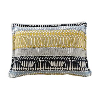 Ethnic velvet cushion