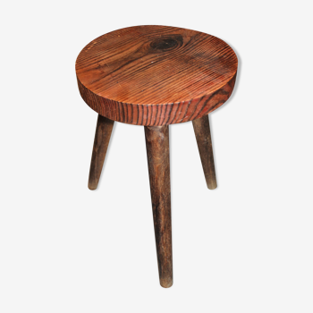 Tabouret tripode de ferme