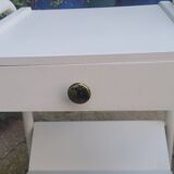 50s boarding school bedside table