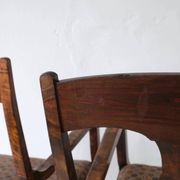 Biedermeier satin birch armchairs | Sweden | set of 2