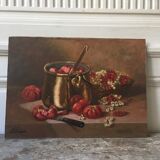 Nature Dead oil on rigid support