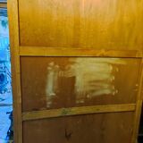 Armoire d'école vitrée, années 50