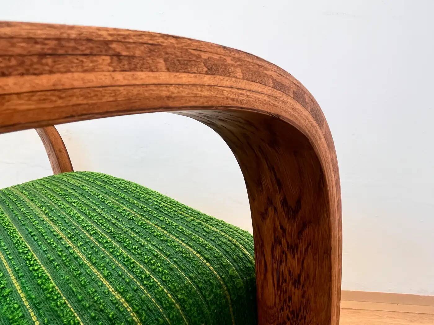 1940s Rare Miroslav Navratil armchair in Alvar Aalto style - Czechoslovakia