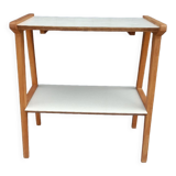 Side table with compass legs