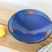 Fruit Bowl KMK Kupfermühle Indigo Series, Memphis Style 1980s