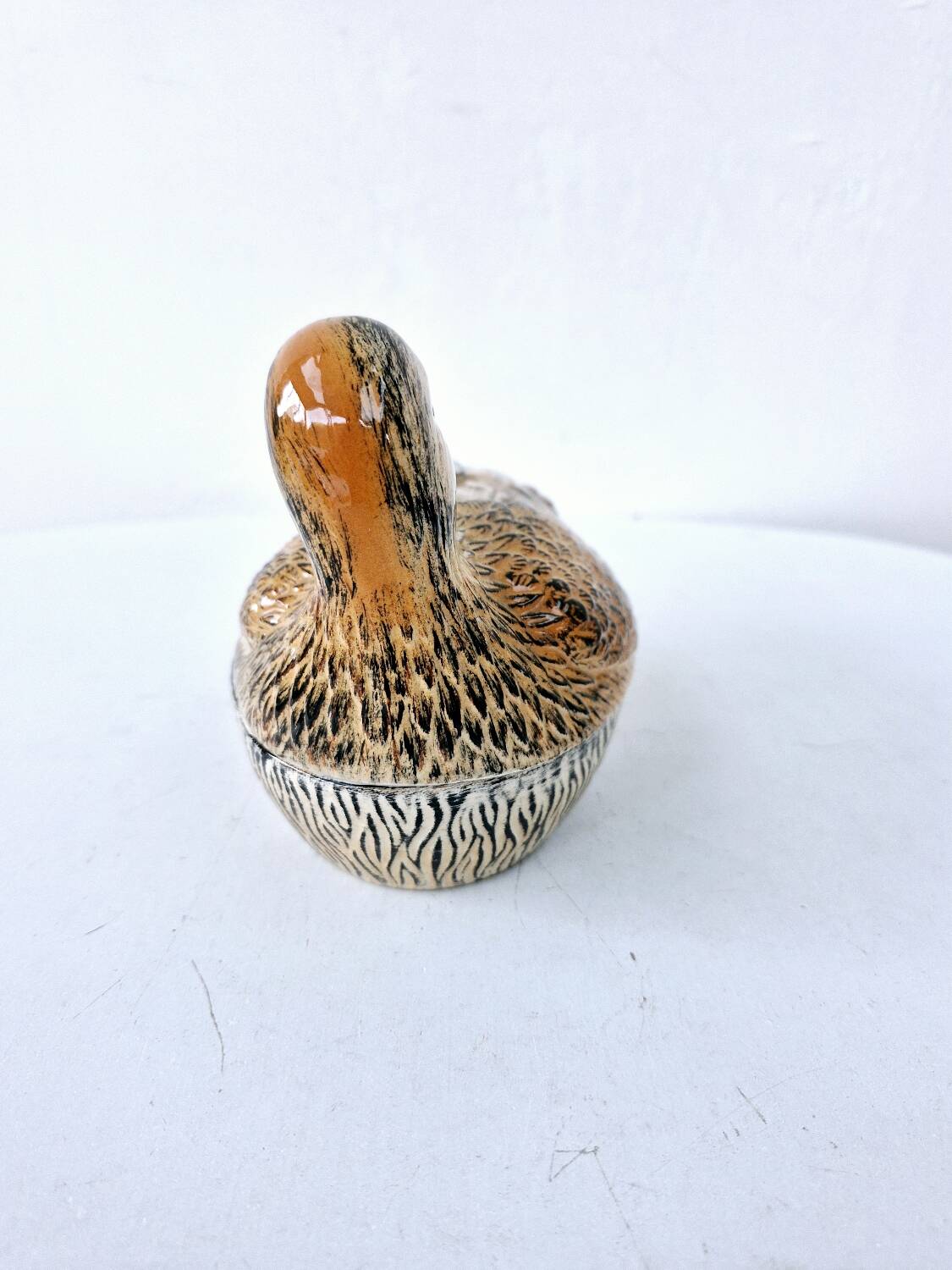 Vintage Earthenware Terrine Michel Caugant Woodcock