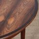 Round rosewood dining table by Johannes Andersen, 1960