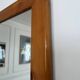Vintage 70s pine mirror