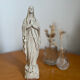 Ancient statuette Virgin Mary Our Lady of Lourdes