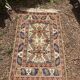 Vintage Oriental Handwoven Wool Caucasian Boho Chic Persian Rug 150x89