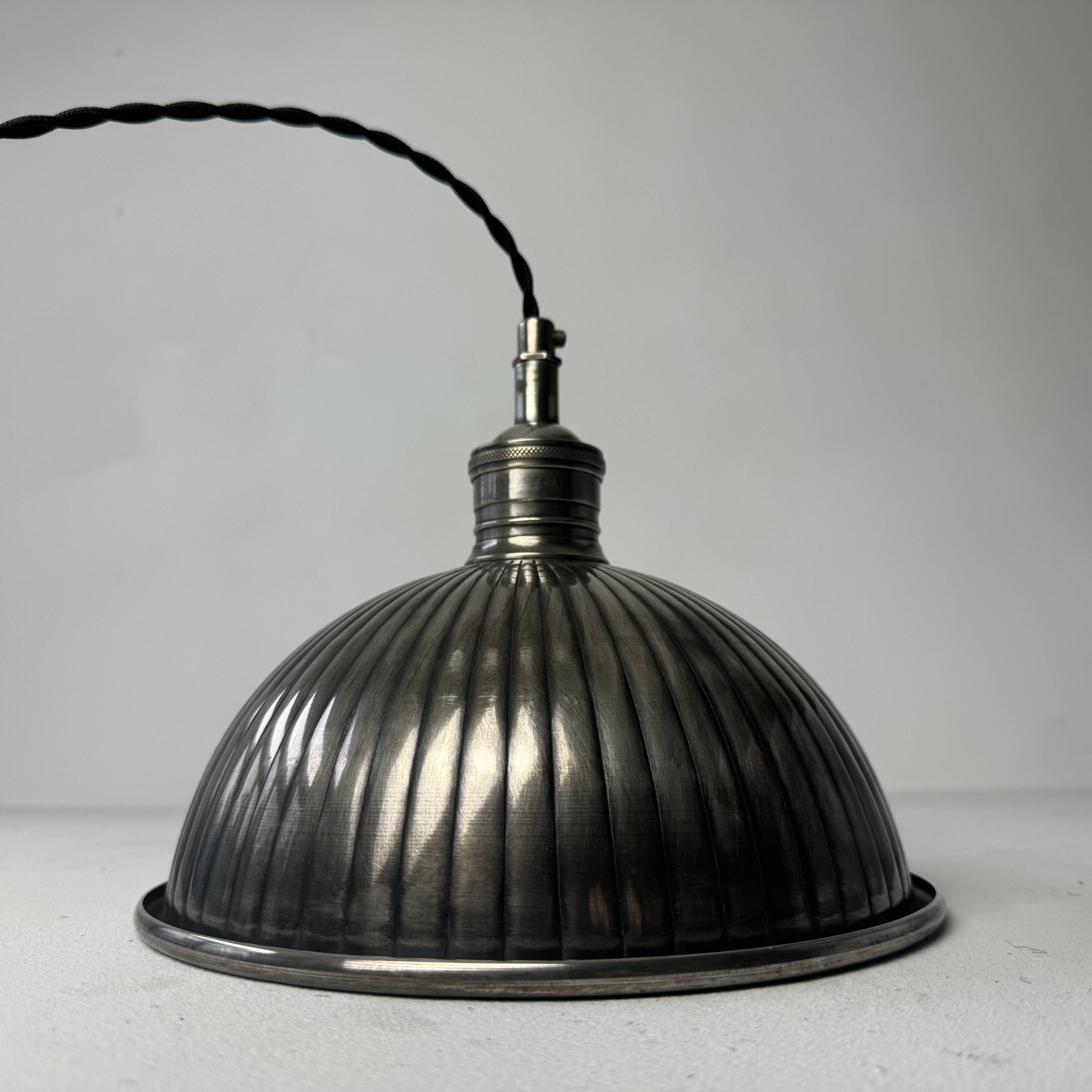 Old industrial workshop pendant in metal