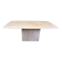 Vintage travertine dining table, 1970s
