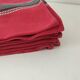 Vintage Basque set: square tablecloth & 7 napkins, 1960s