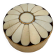 Vintage pillbox, brass and bone box - 1970s