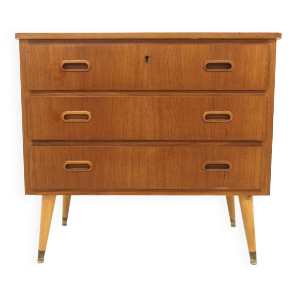 Commode scandinave en teck, Suède, 1950