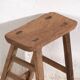 Tabouret rectangulaire ancien (c.1900) #4