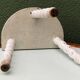 Tripod stool, twisted legs