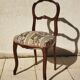 2 antique Louis XV style walnut chairs