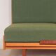 Green folding bench sofa by UP Zavody 1970