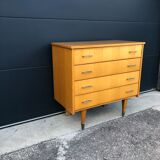 Chest of drawers compass feet