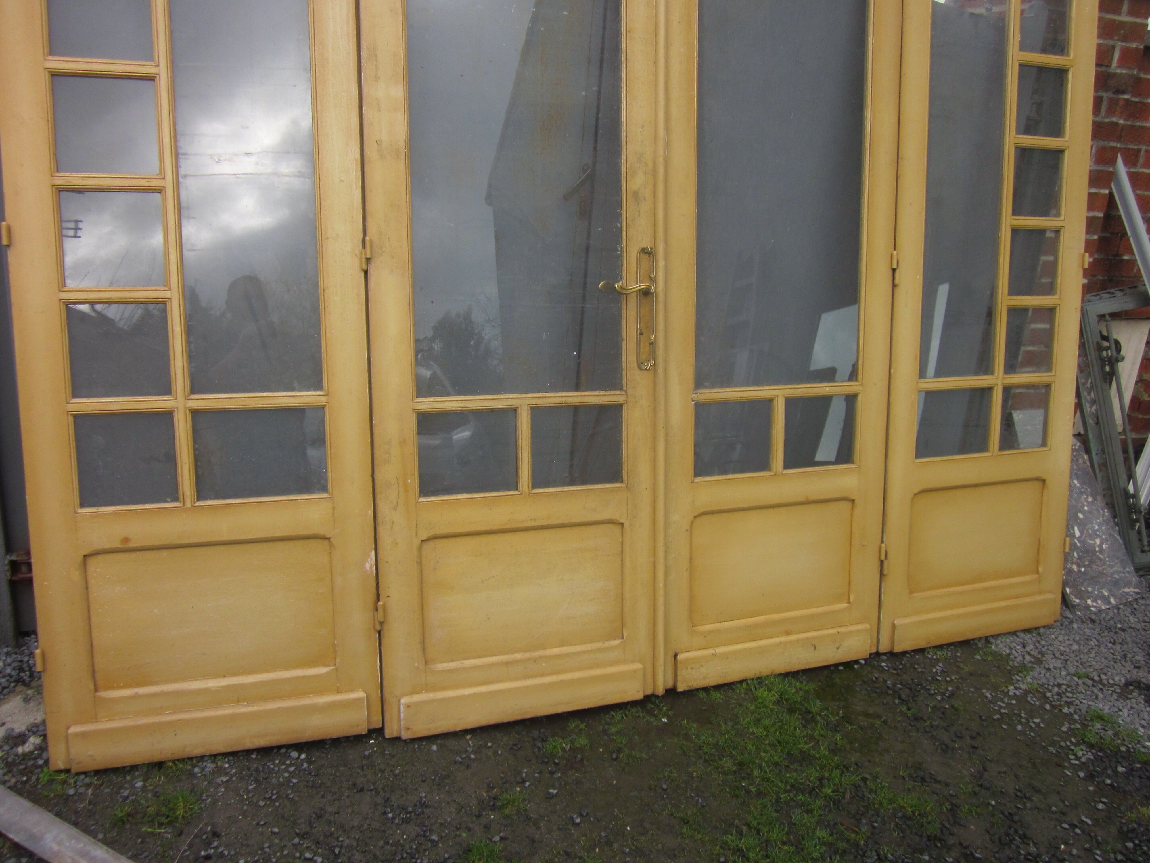 4 old separation doors