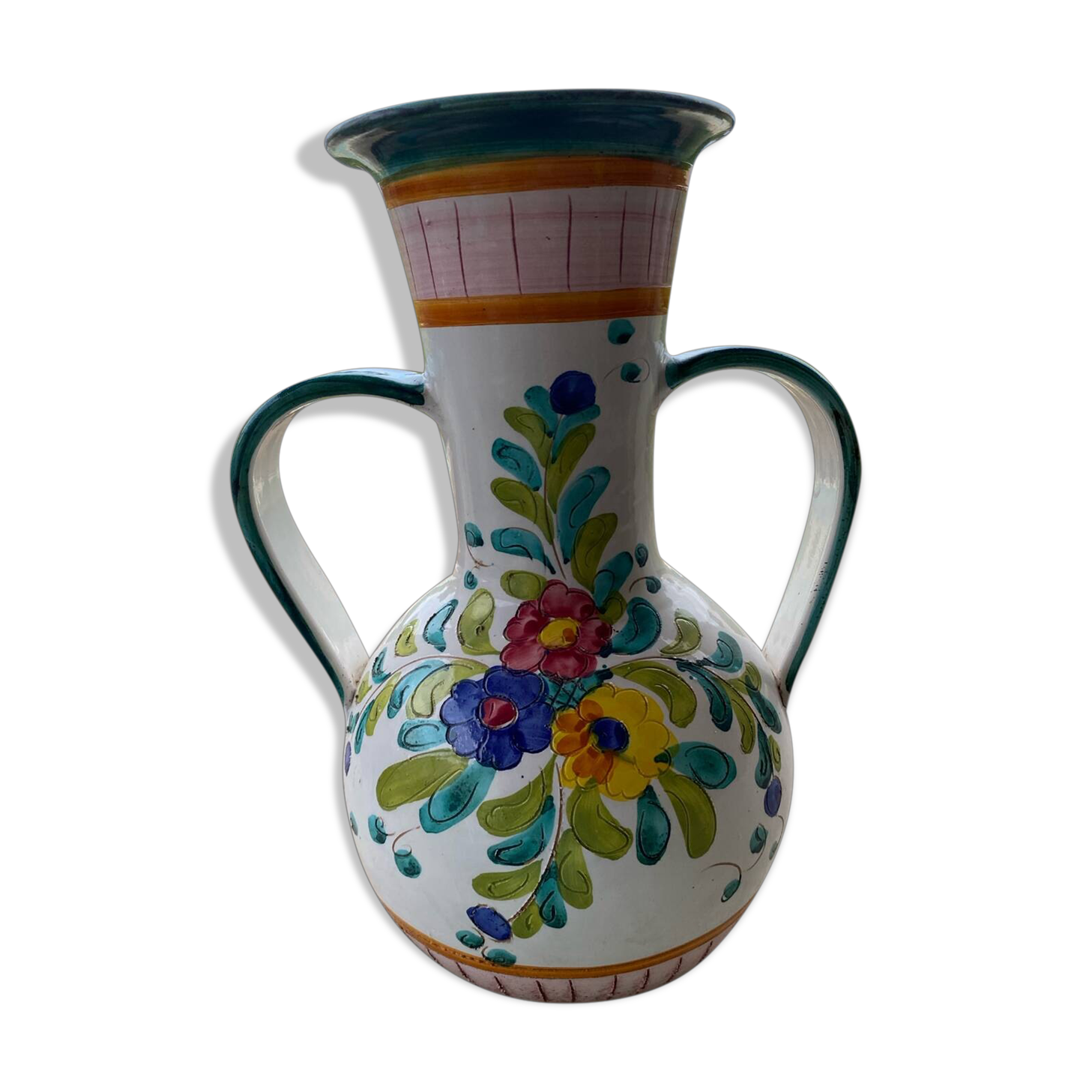 Glazed vase