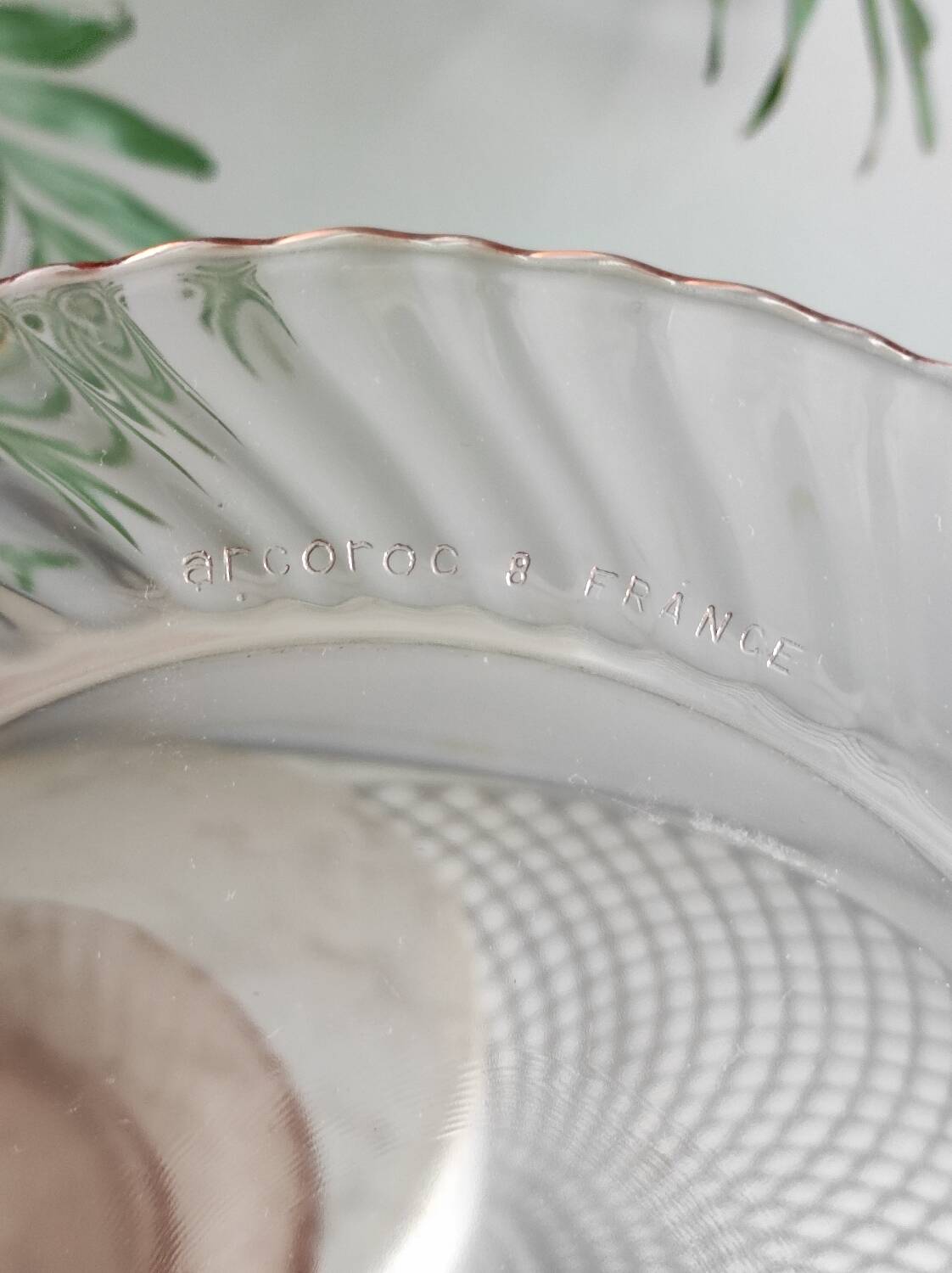 Rosaline flat dessert plates