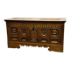 18th century German Baroque travel trunk – dated 1737 – with ebony inlay