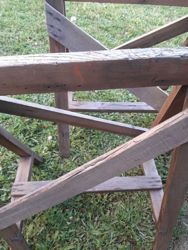 table tréteaux 2m atelier campagne ancienne