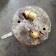 Ceiling lamp old round globe opaline white industrial Art Deco ø 27.5 cm 2