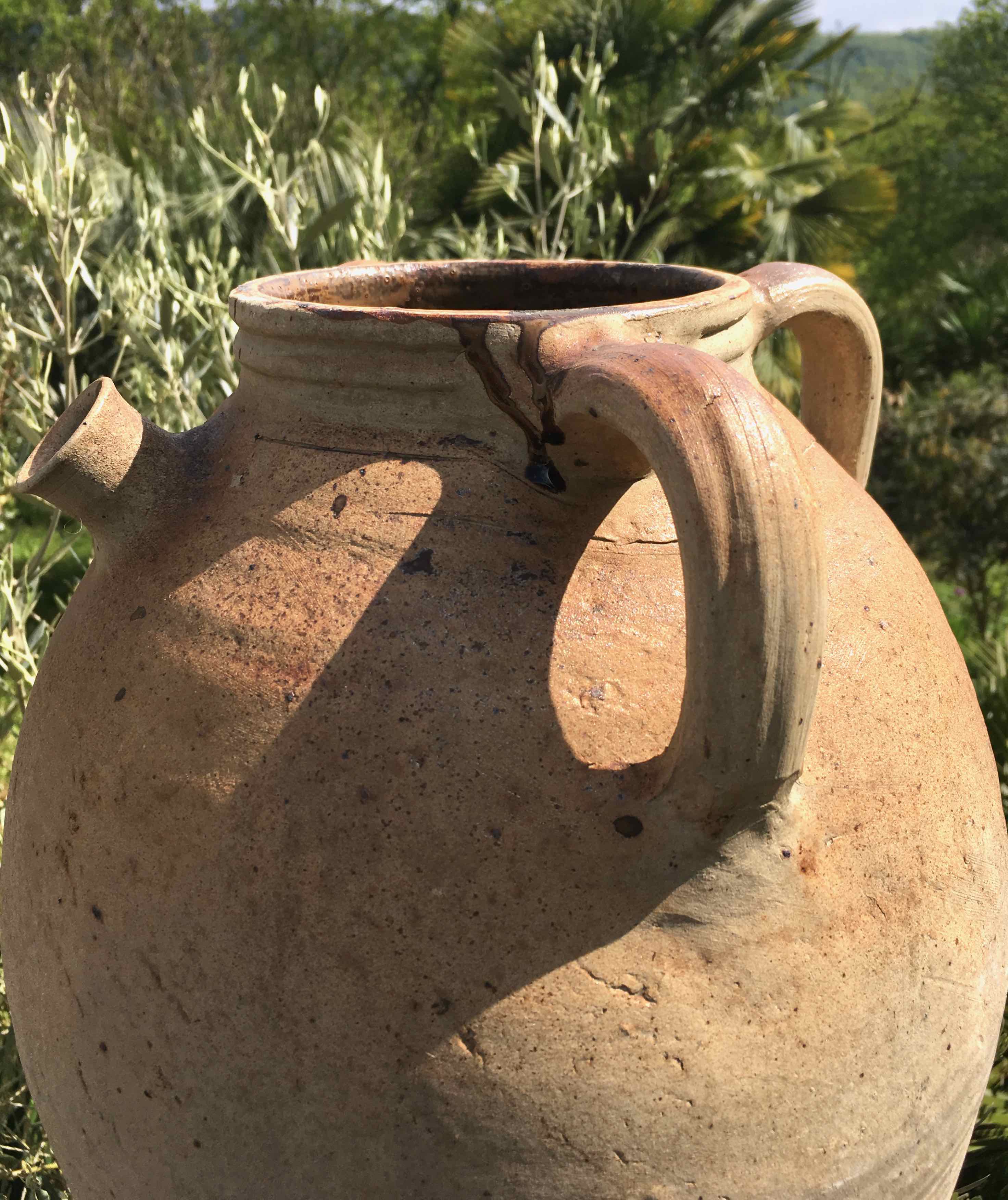 Antique terracotta jar