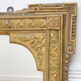 Victorian giltwood wall mirror - 112x121cm