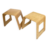 Pair of benjamin ikea table stools 1990