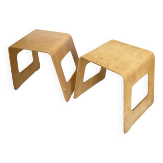 Pair of benjamin ikea table stools 1990