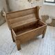 Coffre de berger Vosges 1900 art populaire