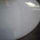Ancien abat-jour suspension opaline blanche lisse tbe art déco 1940