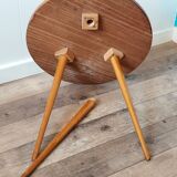 Side coffee table compass feet