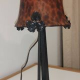 Lampe en fer forgé art déco 1930