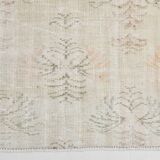 6x8 Cream Brown Floral Vintage Area Rug, 181x261Cm SK 21812
