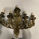 Vintage Italian Gold Gilded Tole Sconces, 1960s, Set of 2