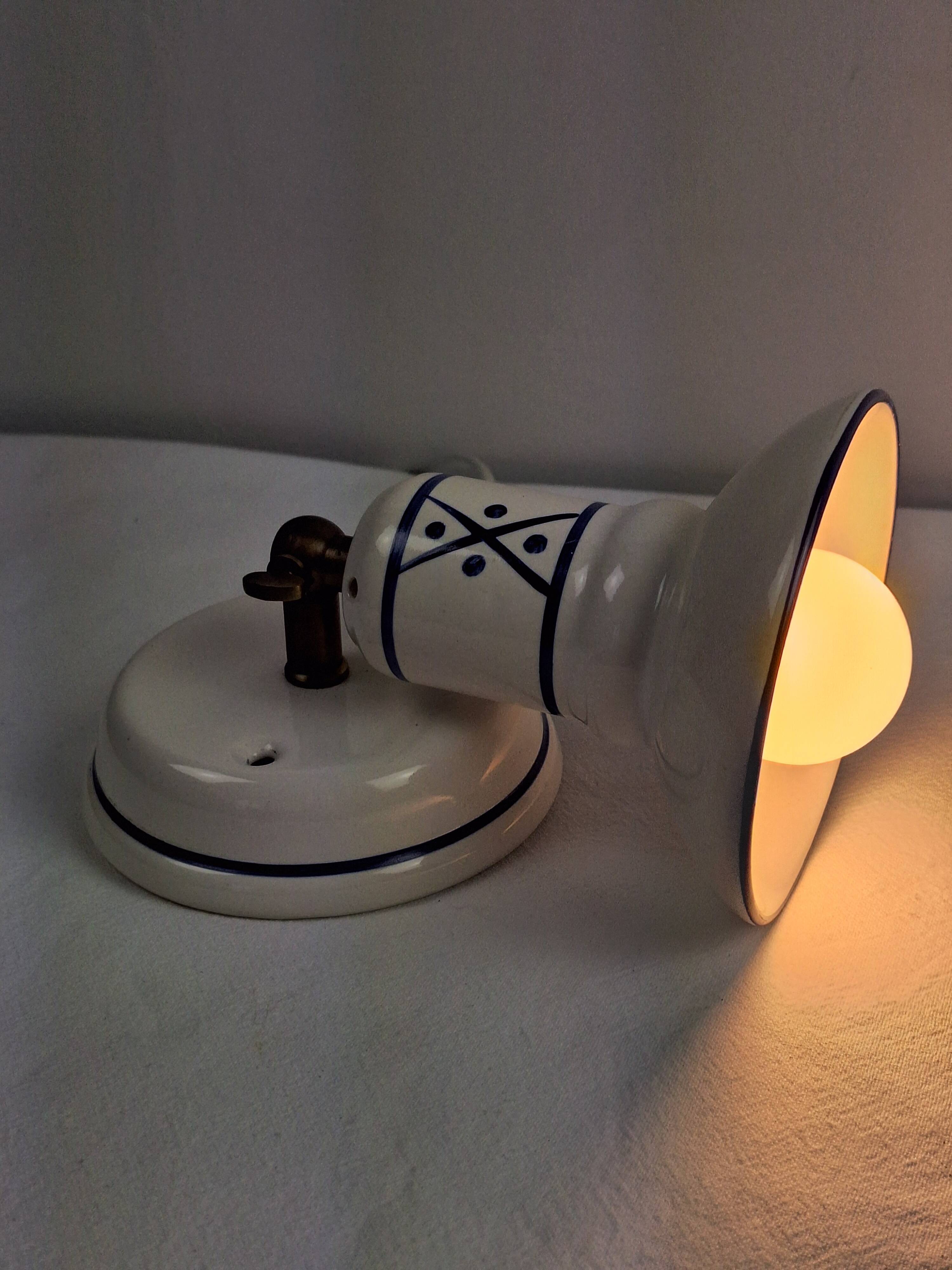 Rustic shabby kitchen ceramic spotlight