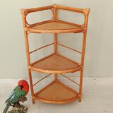 Rattan shelf