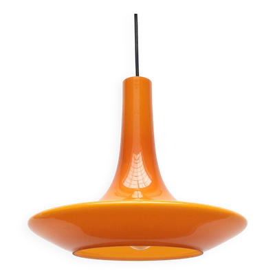 Suspension en verre tulipe par Peill & Putzler, années 1960