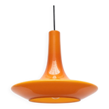 Mid-century glass tulip pendant by Peill & Putzler, 1960s