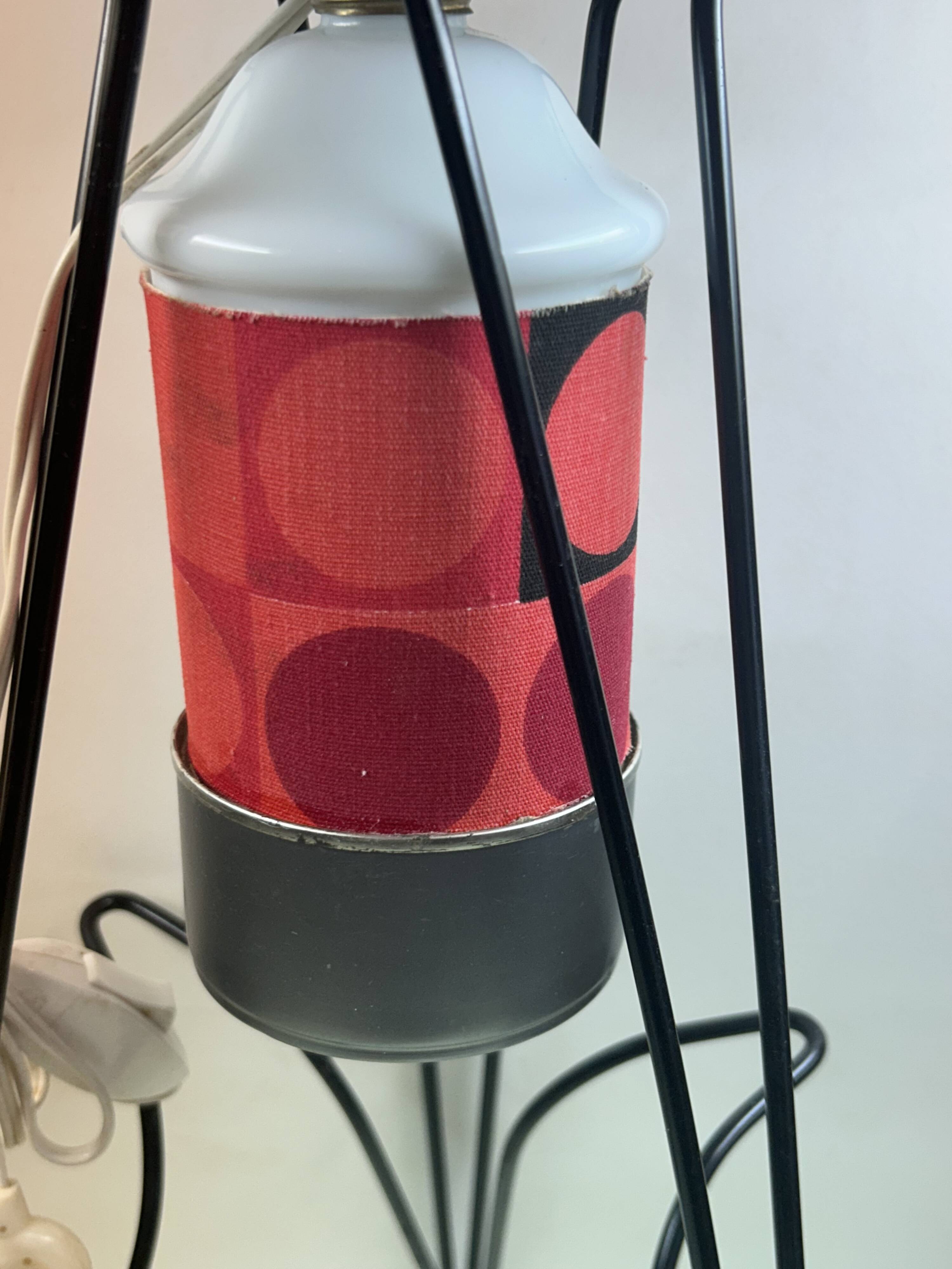 Rare tripod reading lamp Eiffel vintage design 50s/60s
