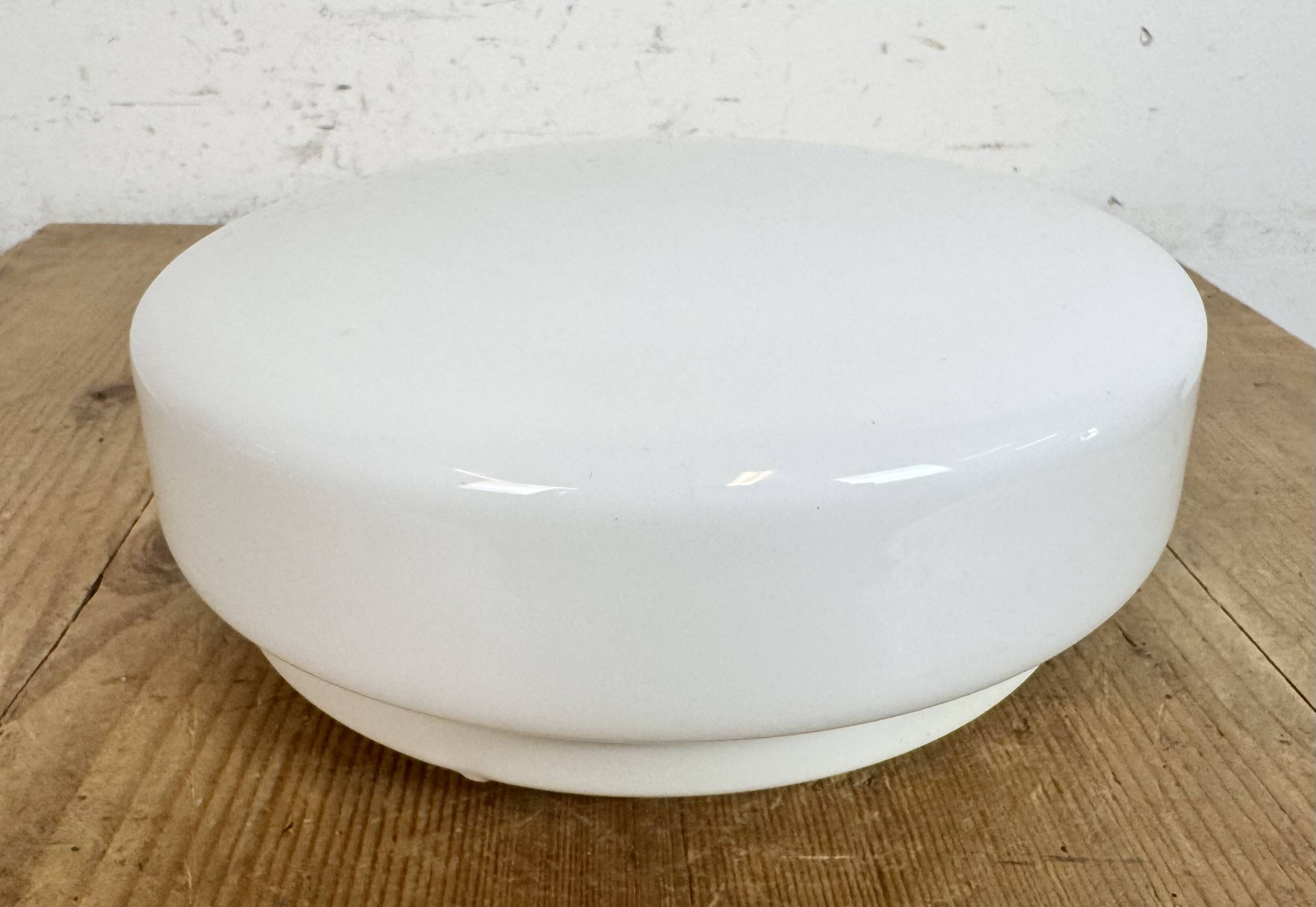 Vintage Soviet Ceiling or Wall Light with Milk Glass, 1980s