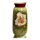Opaline vase with fine nineteenth gold enamelled cartridge decoration