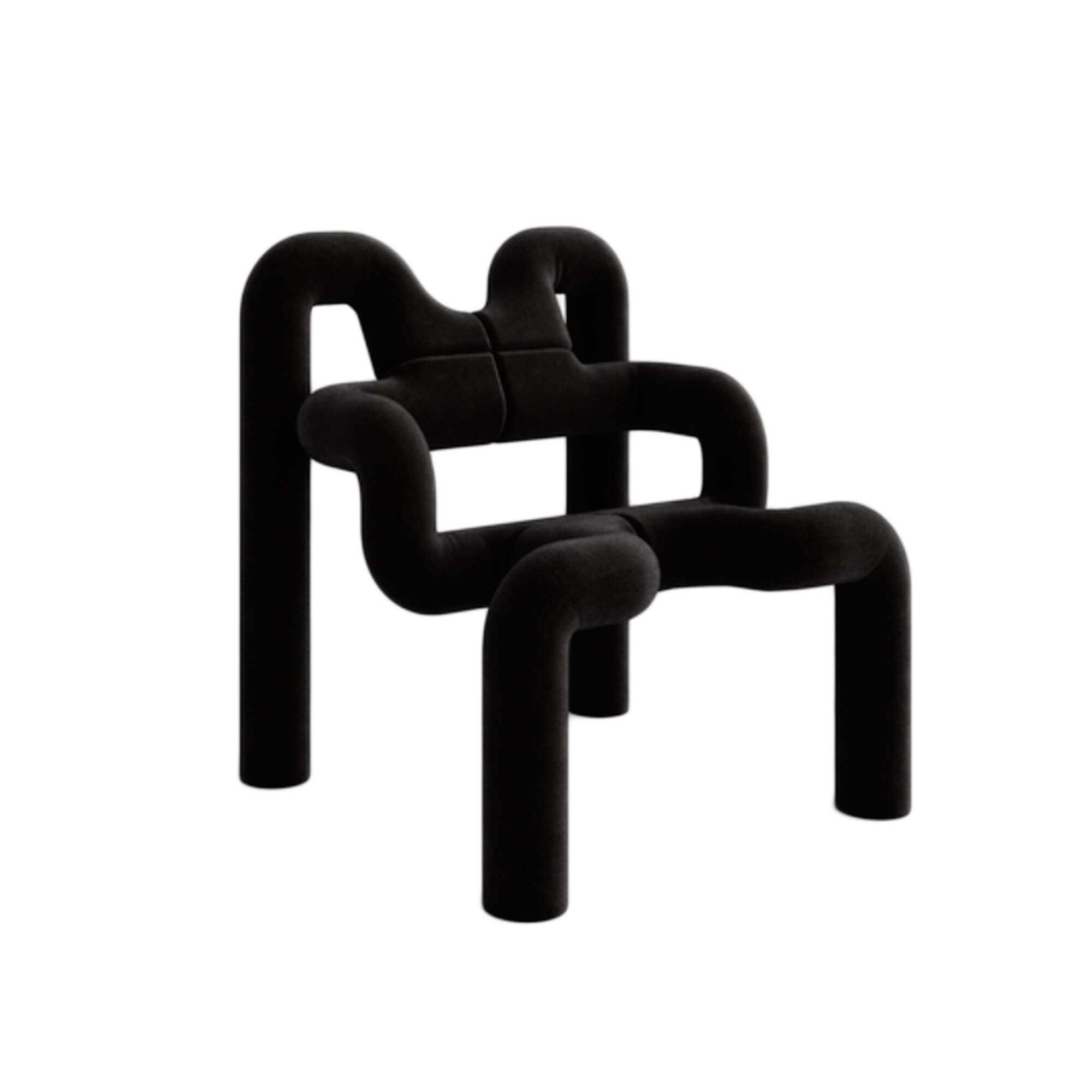 Contemporary Pair of Armchairs Mod Ekstrem Designed by Terje Ekstrom