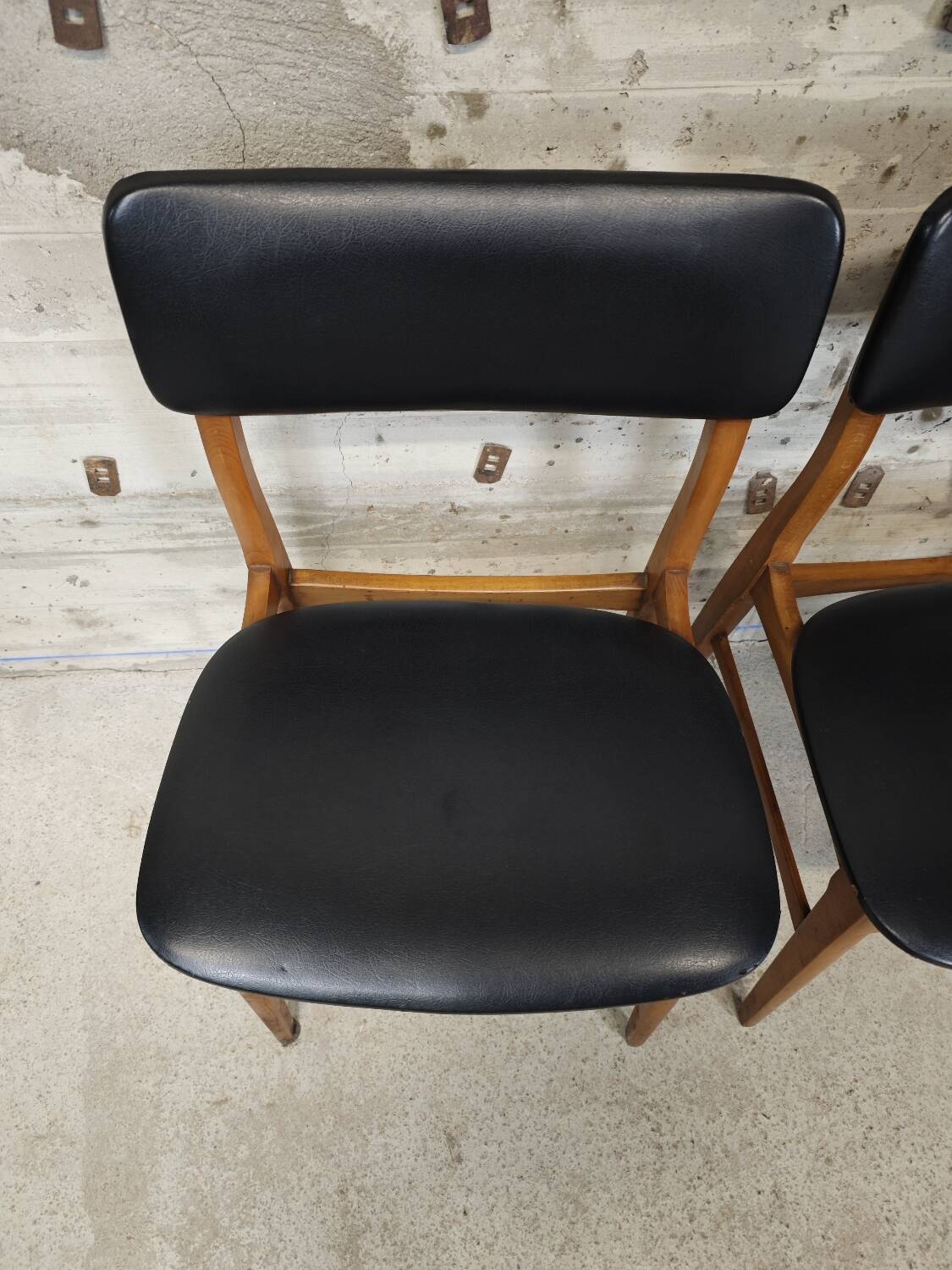 Lot de 6 chaises vintage